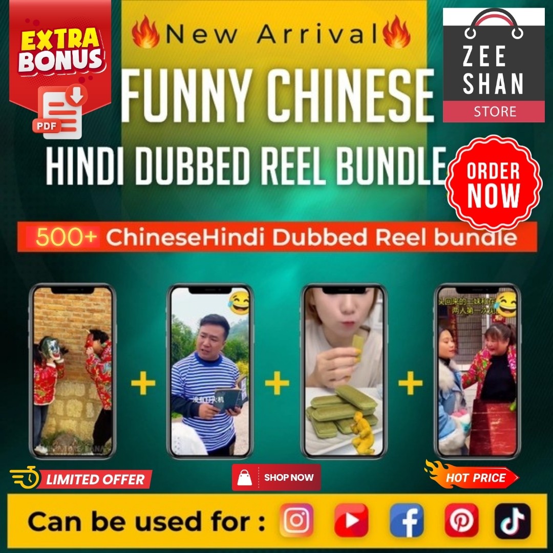500+ Chinese Funny Dub Reels