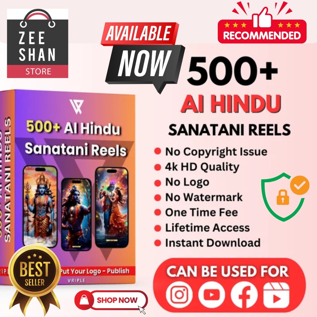 500+ Ai Hindu Sanatani Reels Bundle