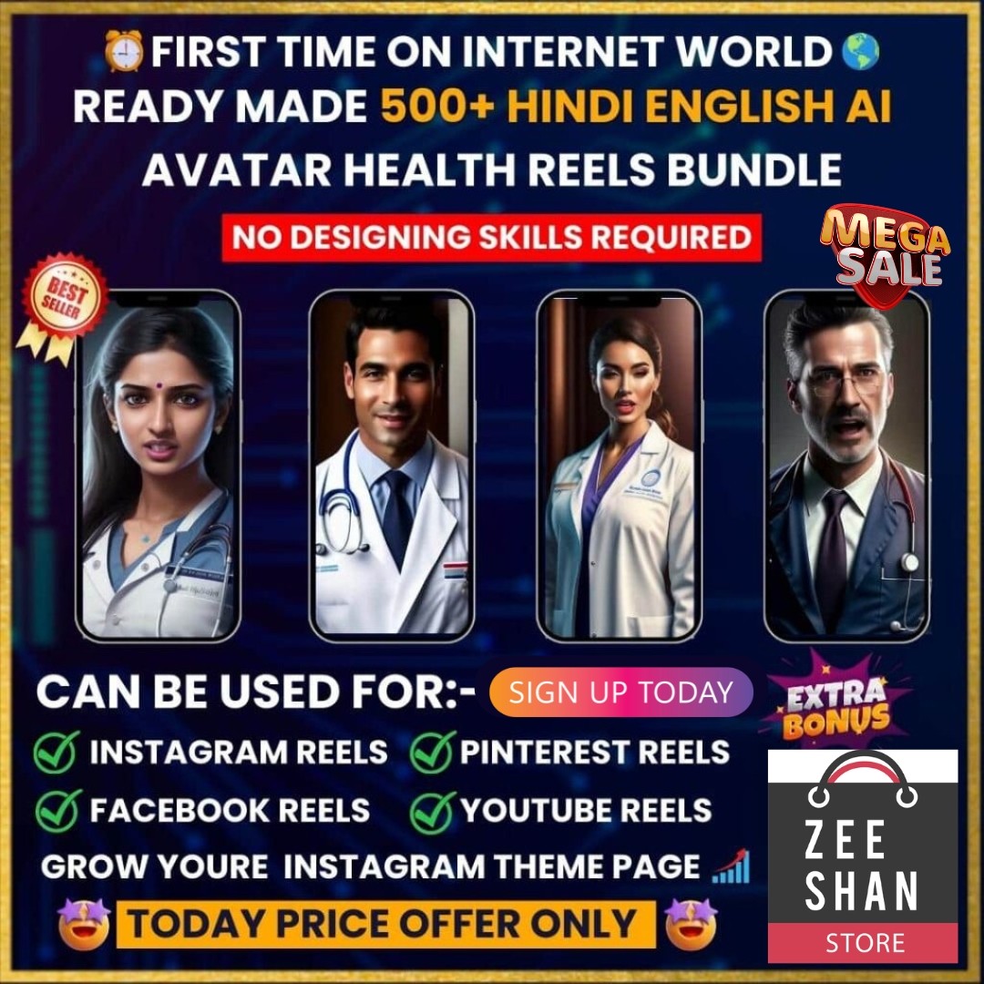 500+ Ai Health Reels Bundle
