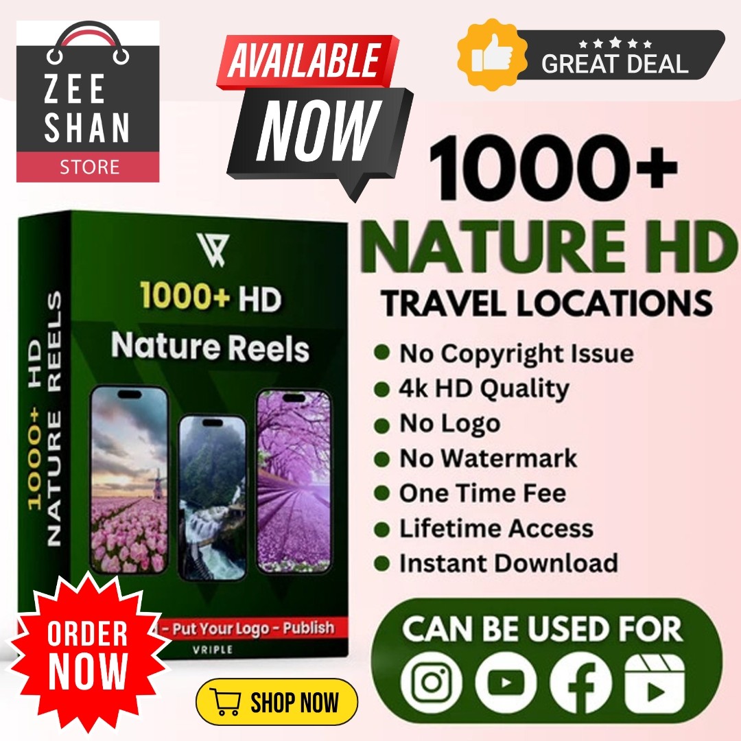 1000+ Nature Reels Bundle