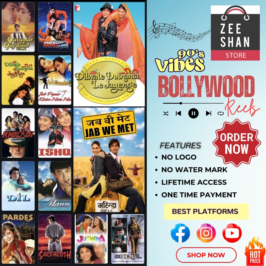 Bollywood 90s Songs Reels