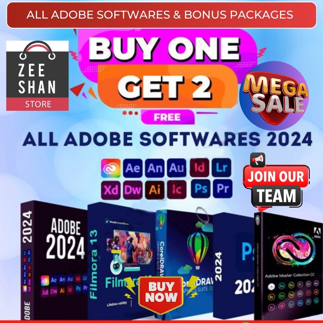 All Adobe Packages+Bonus Filmora 13