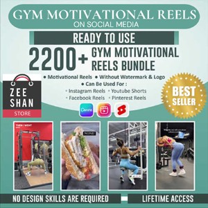 2200+ Gym Motivational Reels Bundle