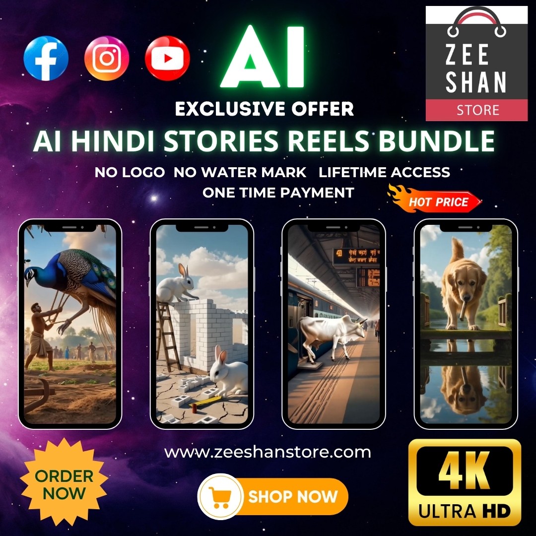 1000+ Ai Hindi Stories Reels Bundle